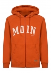 Sweatjacke - Moin - orange
